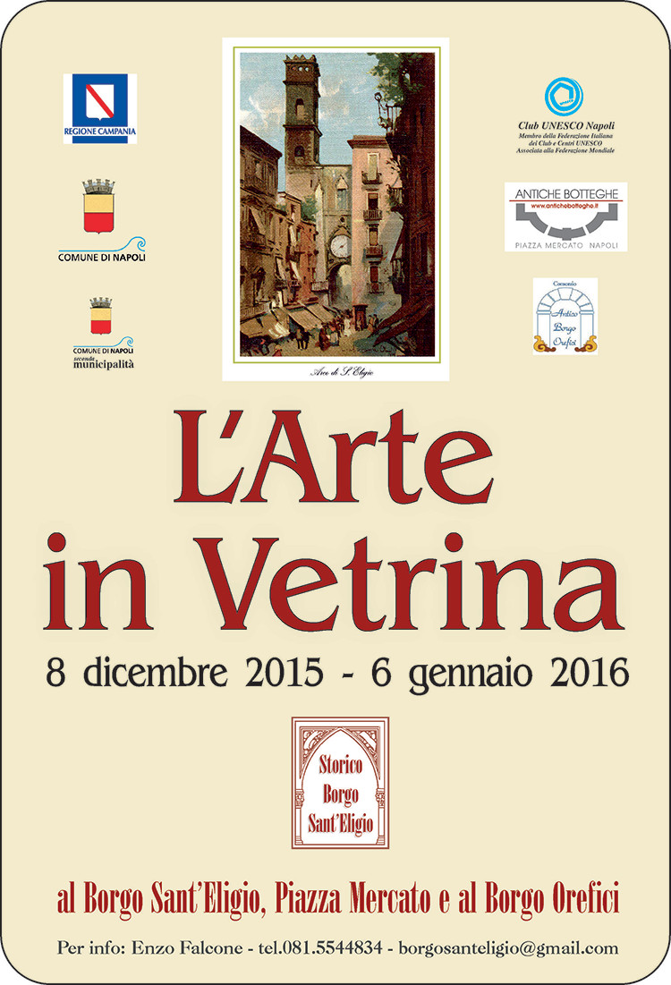 Locandina Arte in vetrina A4 2015