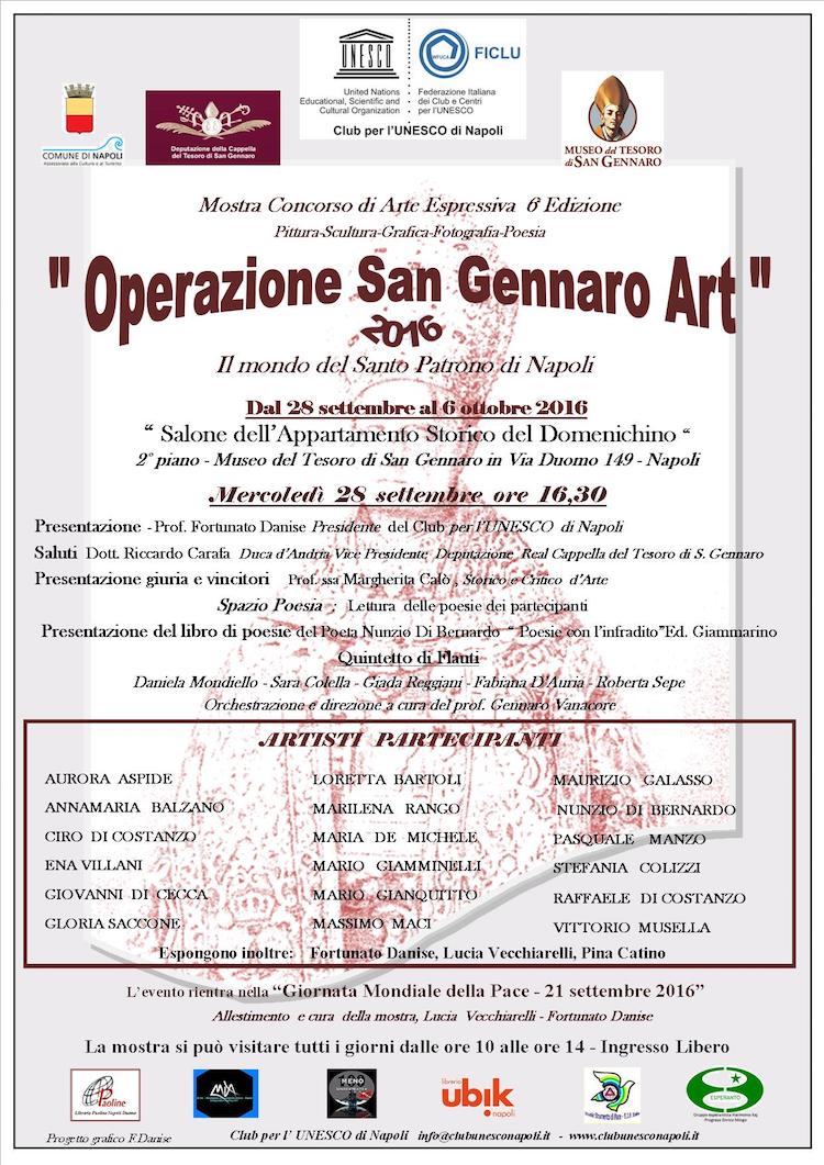 Locandina San Gennaro art 2016 2