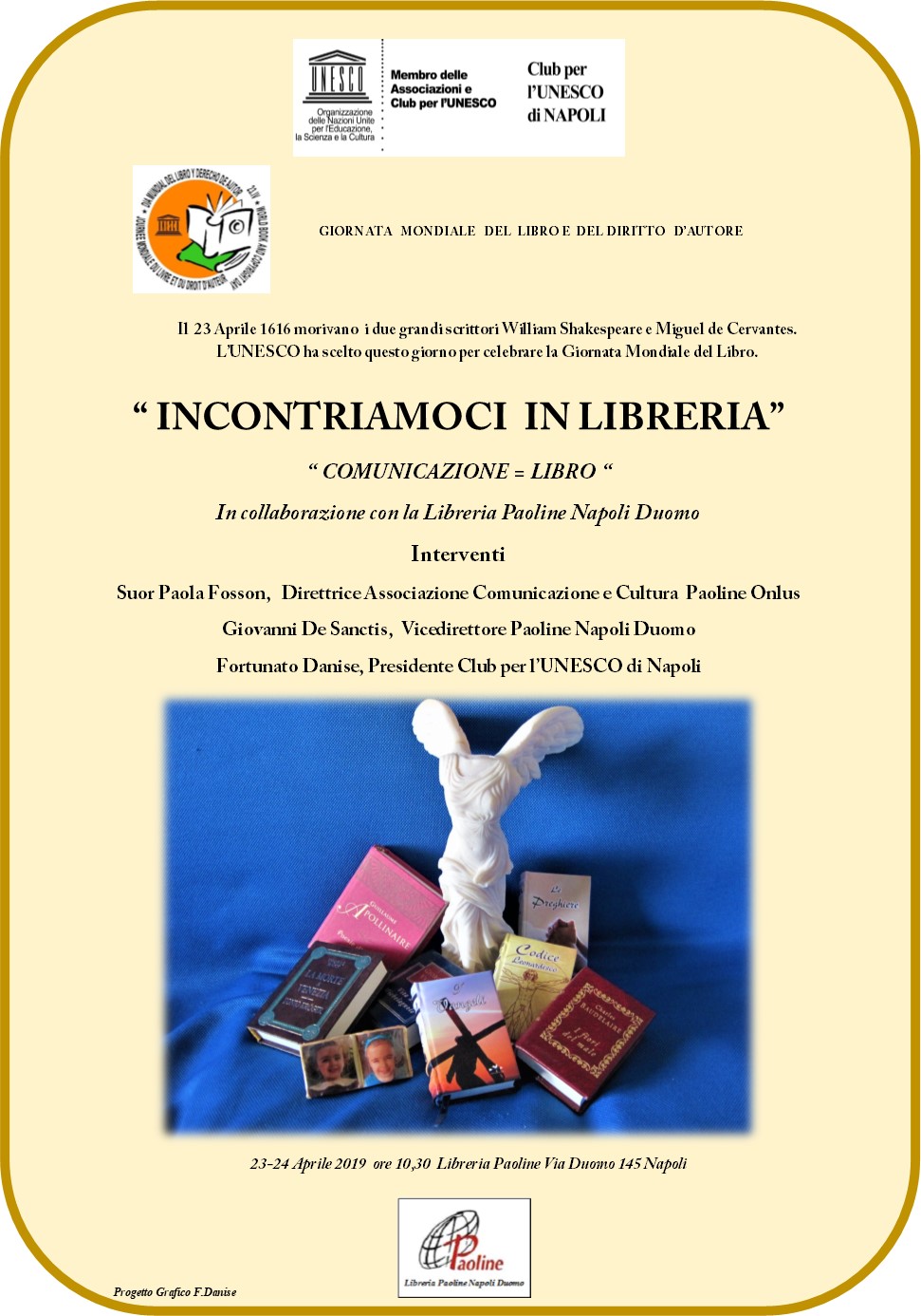 Locandina  Giornata Mondiale libro 2019 