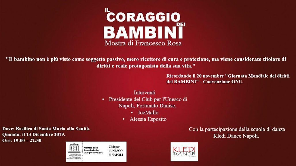 Locandina Coraggio Bambini 13-12-2019