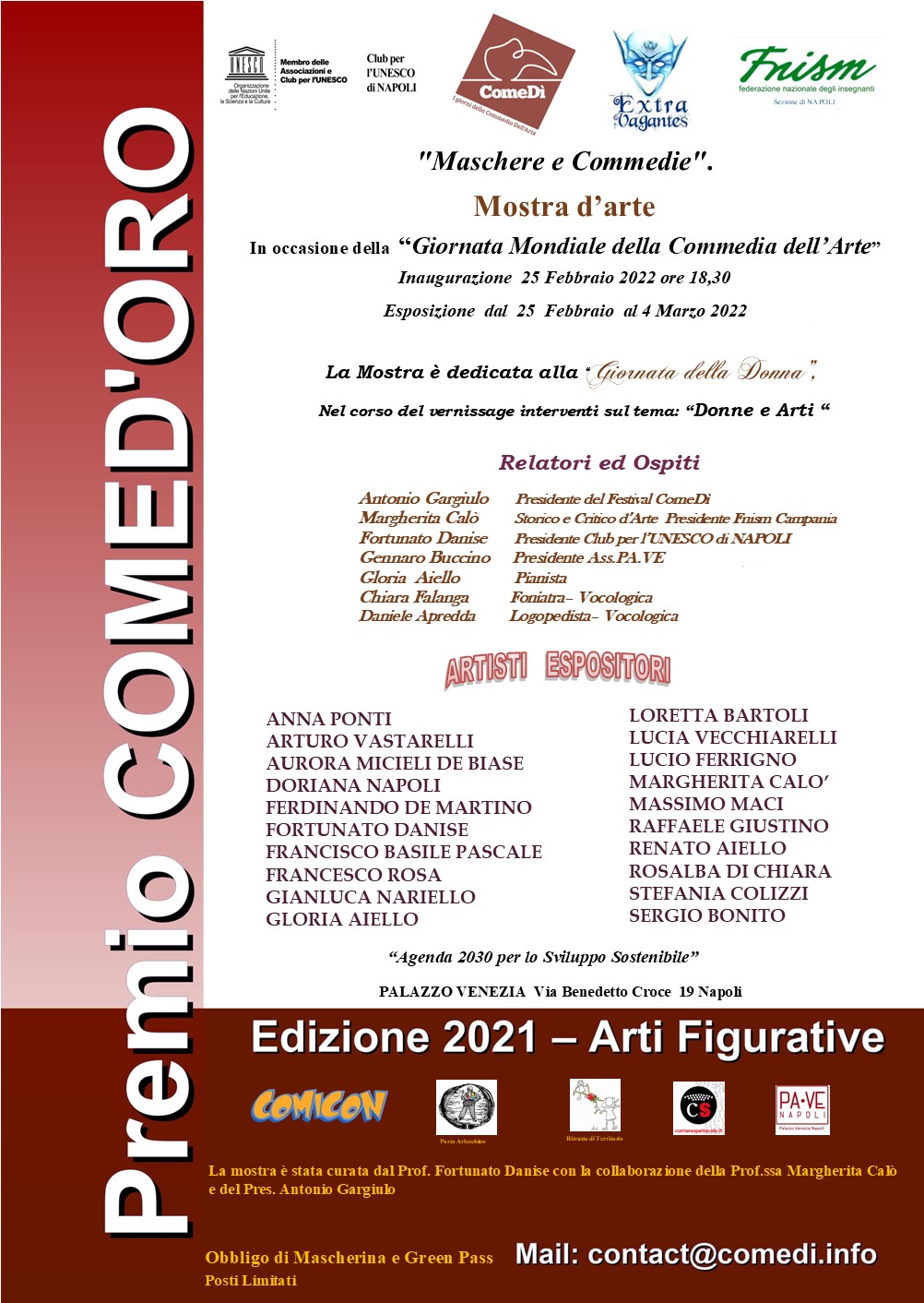 Locandina Mostra P.Venzia 25-2-2022