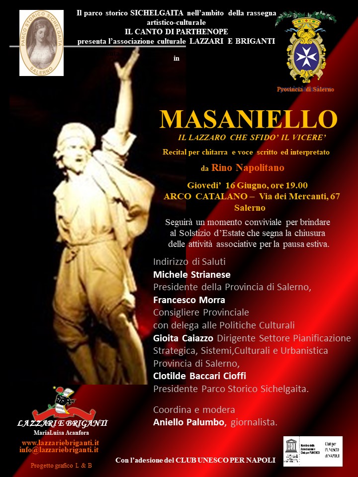 5-16 giugno 2022 Masaniello